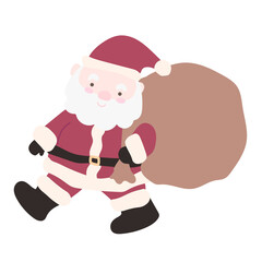 Cute Santa Claus and Christmas Illustrations |Festive Holiday Graphics
