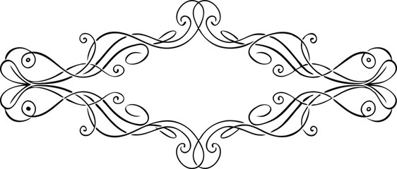 Hand drawn ornamental dividers Vector illustration