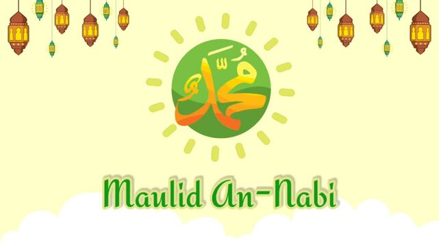 Maulid An-Nabi prophet Muhammad brithday animations
