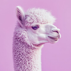 Obraz premium Fashionable alpaca