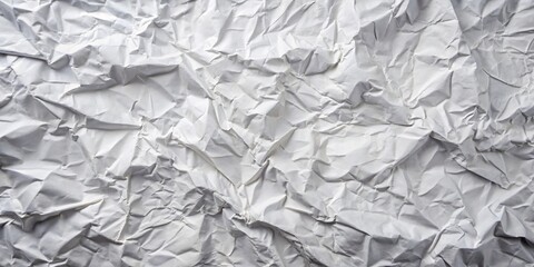 Crumpled White Paper Texture Abstract Background, Photography, White, Texture, Paper, Crumpled, Background