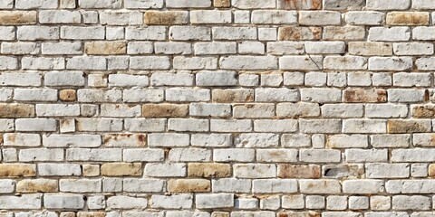 Obraz premium White Brick Wall Texture, White, Brick, Wall, Texture