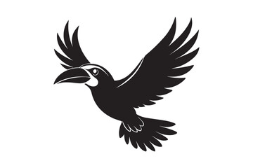 Fototapeta premium Toucan silhouette vector illustration, Toucan silhouette vector, Toucan silhouette PNG 