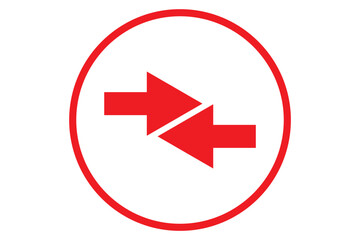 arrows data transfer icon, exchange arrow icons - Swap icon with two arrows