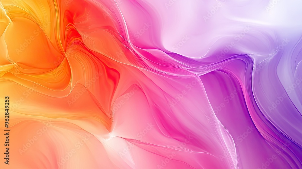Poster Abstract background with moving colors and fluid patterns, creating a dynamic and eye-catching effect perfect for modern design templates.