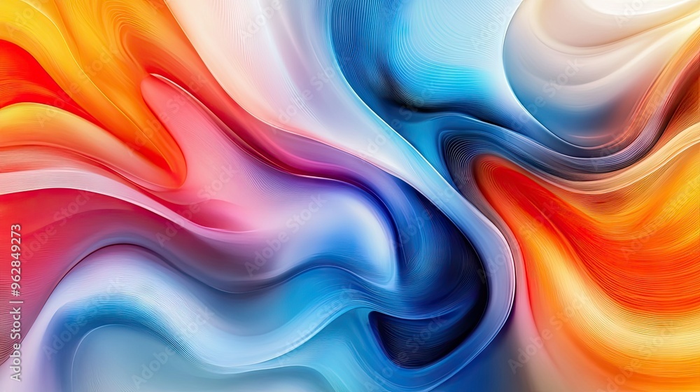 Poster abstract background with moving colors and fluid patterns, creating a dynamic and eye-catching effec