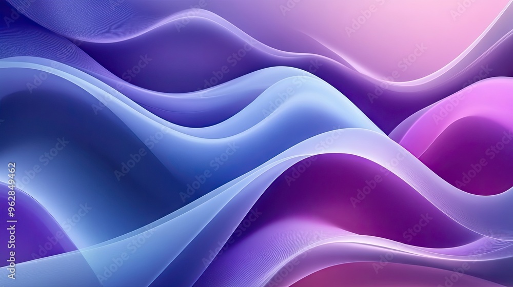 Poster abstract dynamic wave design with sleek curves and gradients, creating a modern and engaging visual 