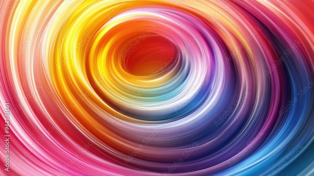 Poster dynamic effect with a moving colorful abstract background, featuring swirling hues and gradients for