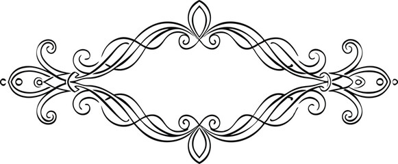 Hand drawn ornamental dividers Vector illustration