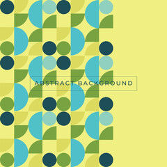 Bauhaus Abstract Background Vector Template Design Illustration