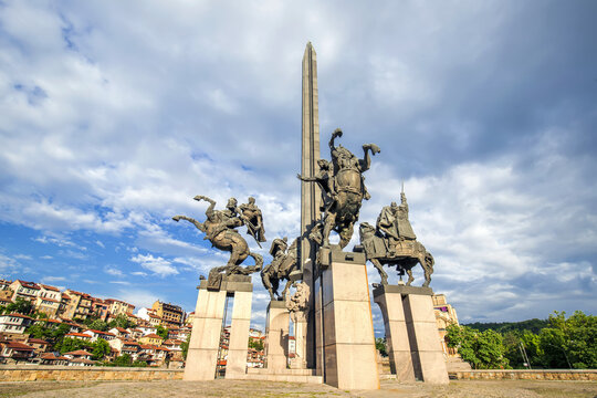 The Monument of the Assens in Veliko Tarnovo, Bulgaria.
