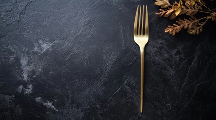 Minimalist autmn menu on a neutral background