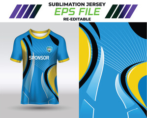 Jersey or T-shirt Design For Sublimation Print