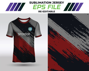 Jersey or T-shirt Design For Sublimation Print
