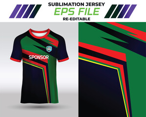 Jersey or T-shirt Design For Sublimation Print