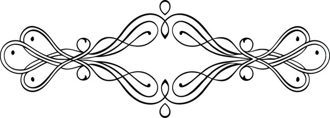 Hand drawn ornamental dividers Vector illustration