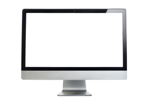 monitor isolated on white