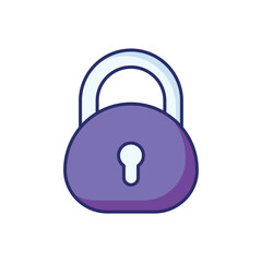 Lock vector icon ready to use for apps and websites