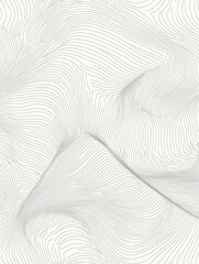 Abstract line art illustration featuring a repeating simple grey wave pattern suitable for use as a background