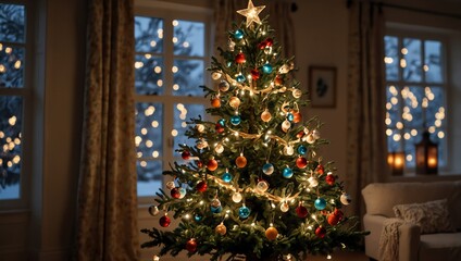 decorated christmas tree