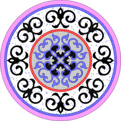 Sketch vector illustration silhouette design detail icon logo symbol rosette mandala floral classic vintage
