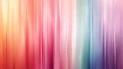A stylized abstract wallpaper with a spectrum of colors ranging from pink to purple, orange,