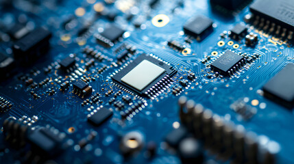 Semiconductor circuit board inside a computer