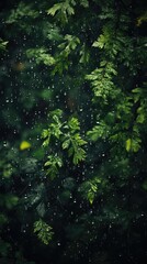 Obraz premium Dark green glowing grainy background 