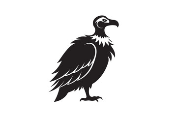 Vulture silhouette vector illustration, Vulture silhouette vector Vulture silhouette line art