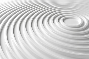 Obraz premium A close-up of smooth, concentric circular grooves creating a calming, minimalist design.