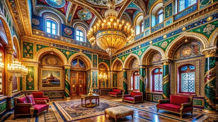 Obraz premium interior of the church of st mary