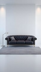 modern living room with sofa