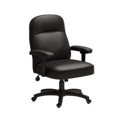 Fototapeta premium Stylish black office chair designed