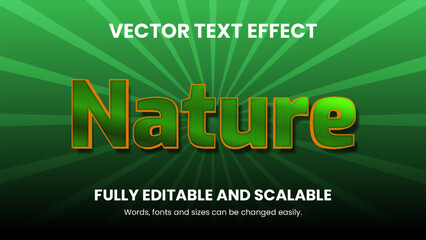 Vector 3d text effect design