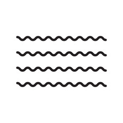 Waves icon. Sea flowing sign.