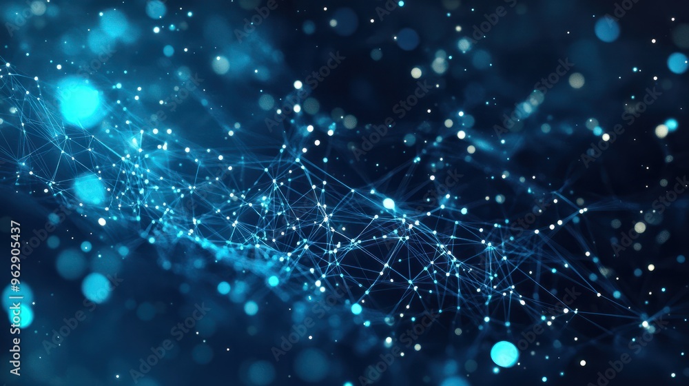 Poster digital background. can be used in the description of network abilities, technological processes, di