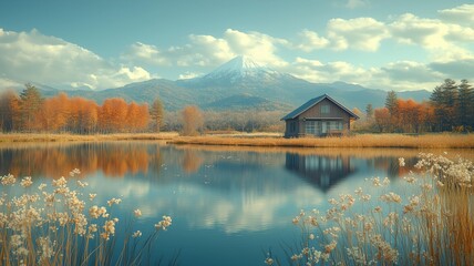 Fototapeta premium ノスタルジックな日本の風景