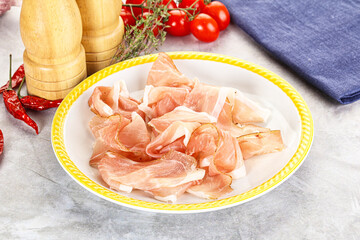 Spanish cured pork meat - Jamon