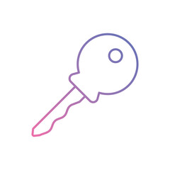 Key vector icon ready to use for apps and websites