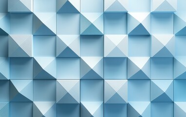 Obraz premium Abstract Geometric Blue Pattern