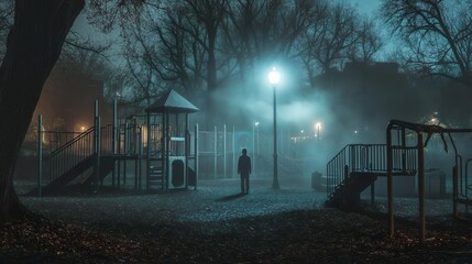 night in the dark  city
