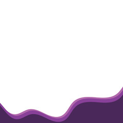 Purple Footer Wave