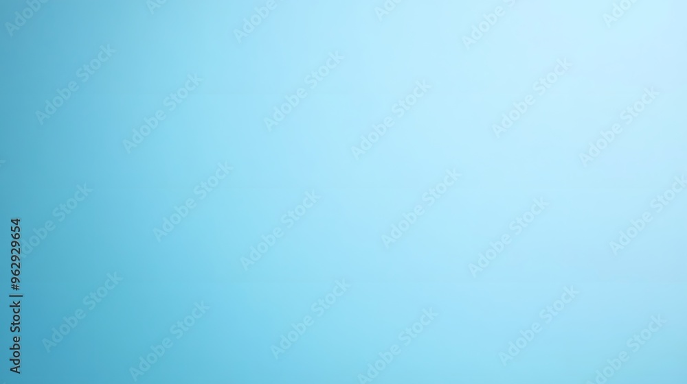 Poster light blue gradient background simple and minimalist design
