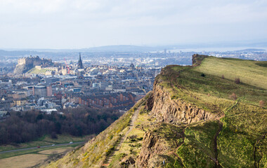 View of Edinburgh from Arthurs Seat