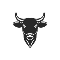 Fototapeta premium Cow vector isolated