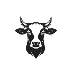 Fototapeta premium Cow vector isolated