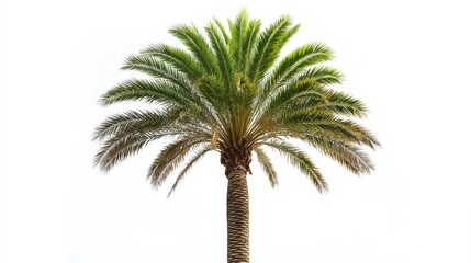 Fototapeta premium Palm tree isolated on white