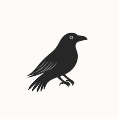 Fototapeta premium Crow Vector isolated