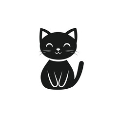 Cat vector isolated