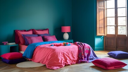 interior design of a modern bedroom